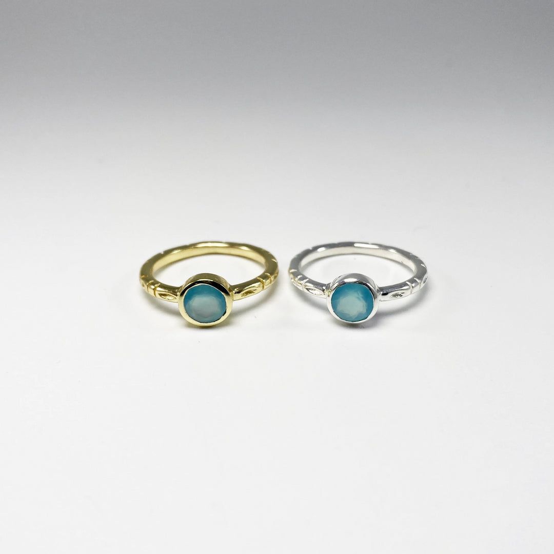 Blue Onyx Ring - Rocks and Gems Canada
