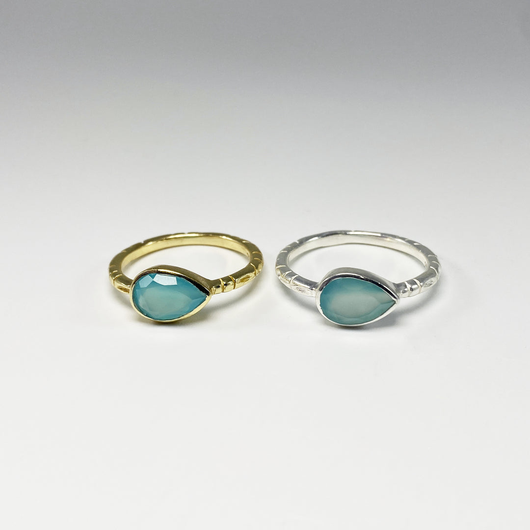 Blue Onyx Ring - Rocks and Gems Canada