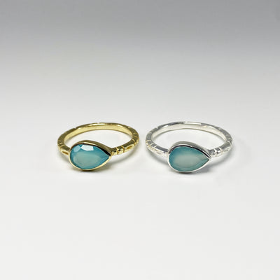 Blue Onyx Ring