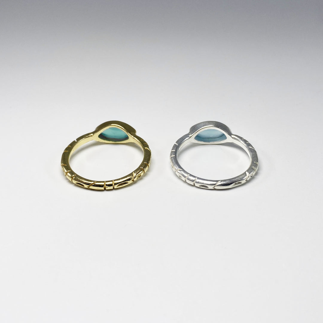 Blue Onyx Ring - Rocks and Gems Canada