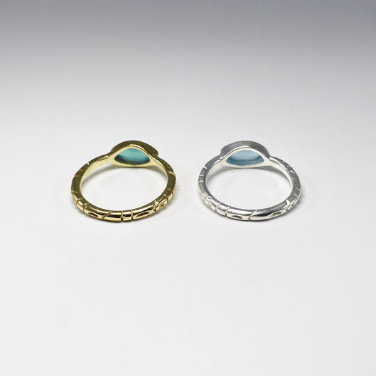Blue Onyx Ring - Rocks and Gems Canada