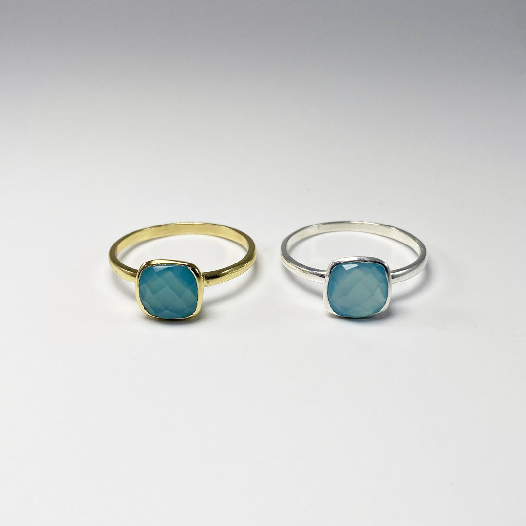 Blue Onyx Ring - Rocks and Gems Canada