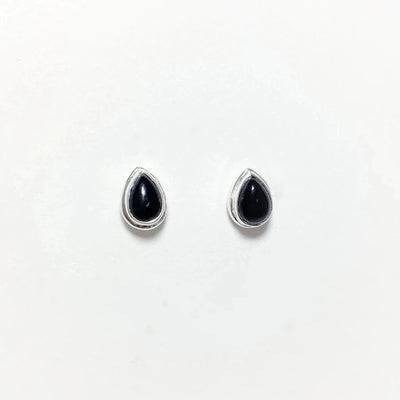 Black Onyx Stud Earrings