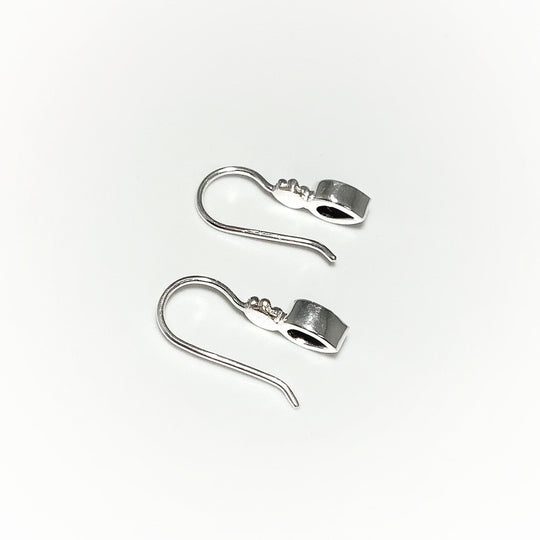 Faceted Black Onyx Dangle Earrings - Rocks and Gems Canada