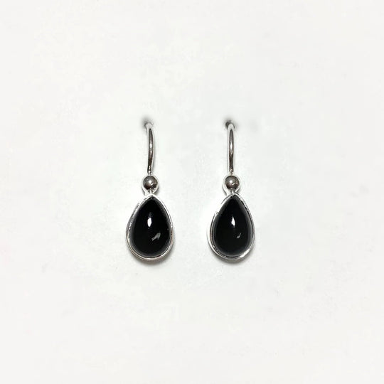 Black Onyx Dangle Earrings - Rocks and Gems Canada