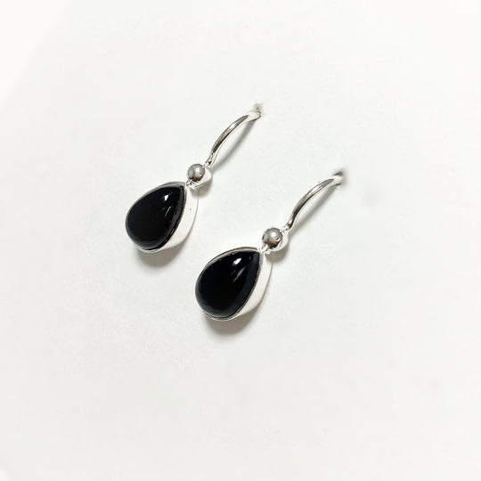 Black Onyx Dangle Earrings - Rocks and Gems Canada