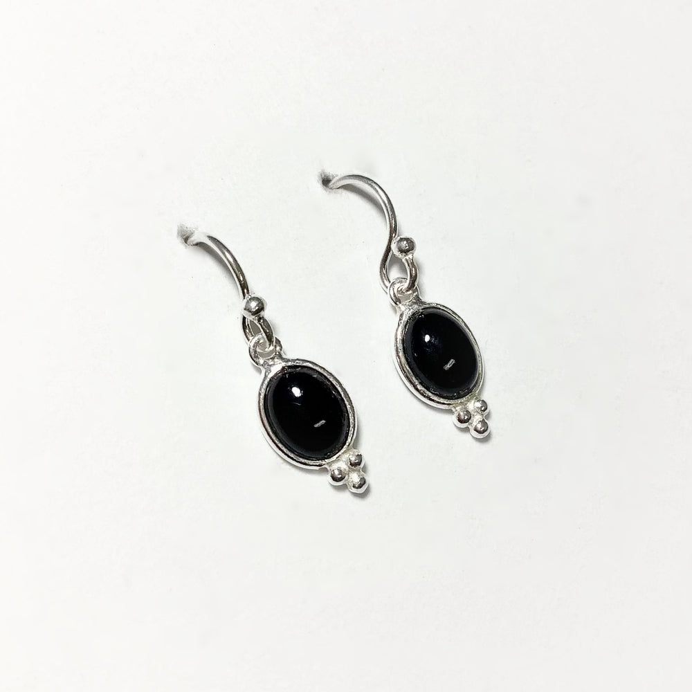 Black Onyx Dangle Earrings - Rocks and Gems Canada