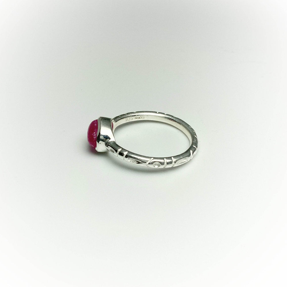 Pink Jade Ring-Rocks and Gems Canada