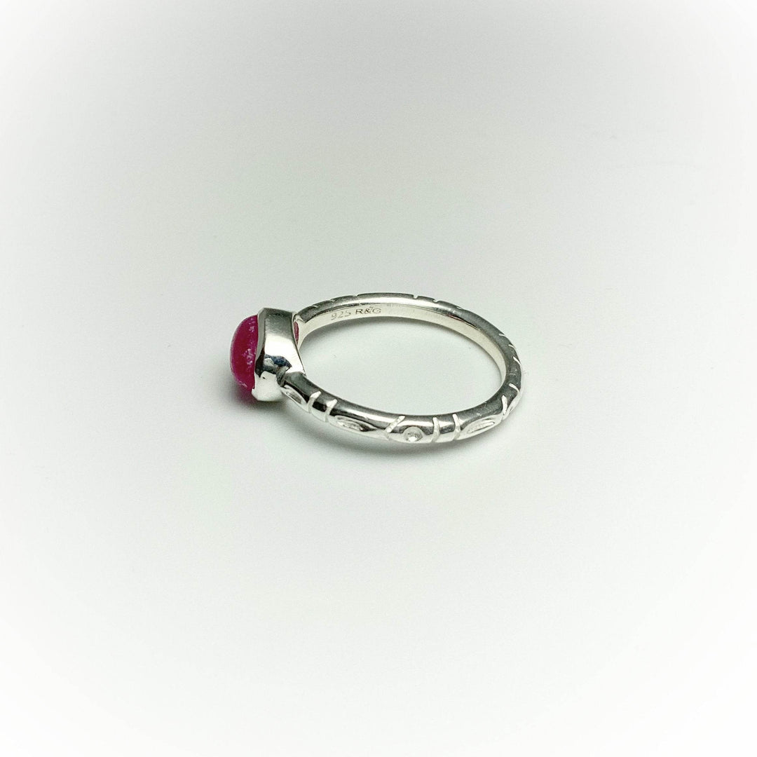Pink Jade Ring-Rocks and Gems Canada