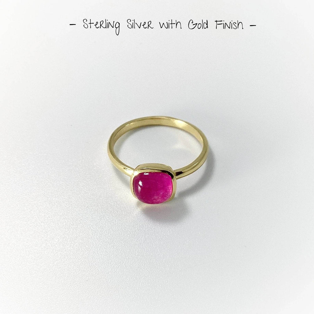 Pink Jade Ring-Rocks and Gems Canada