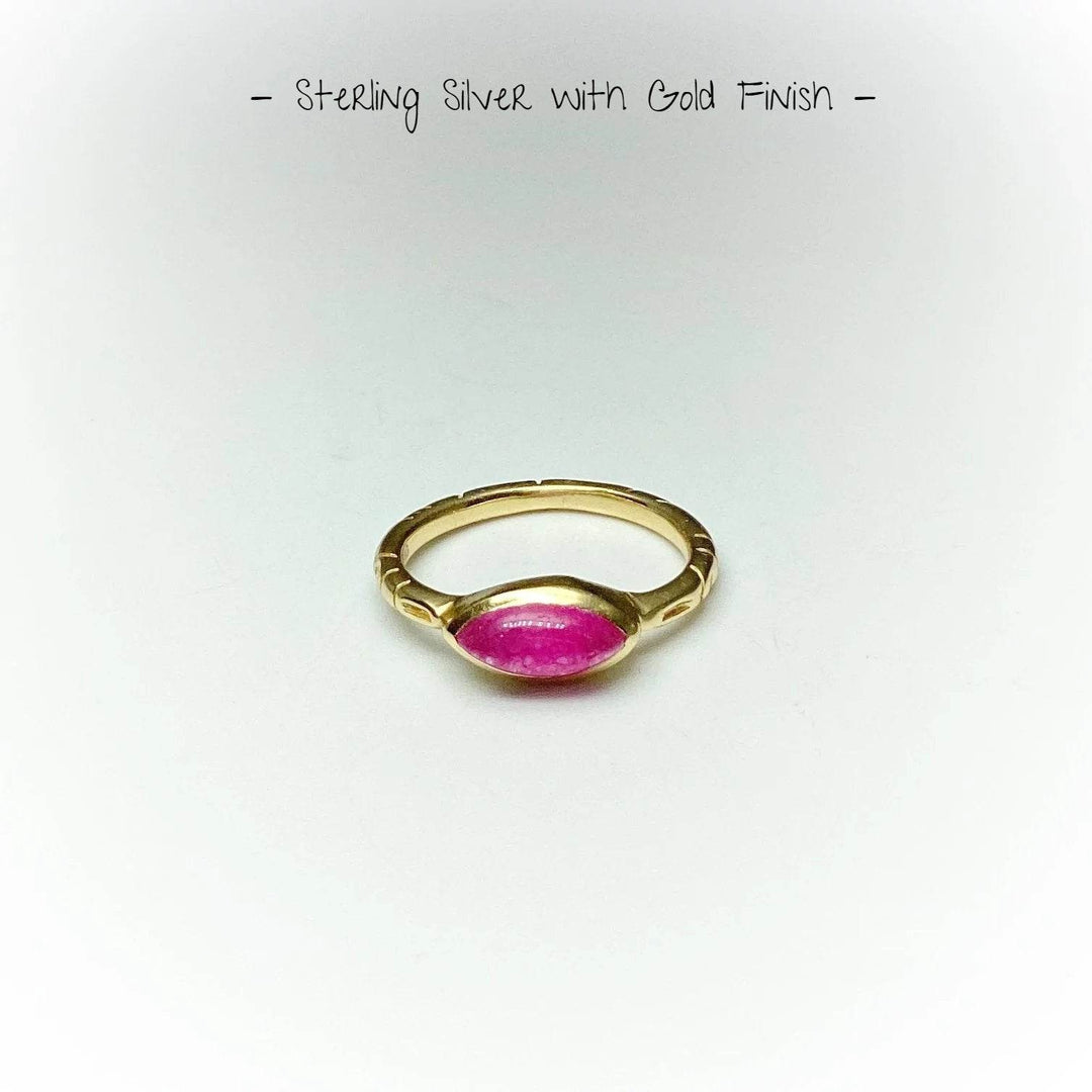 Pink Jade Ring-Rocks and Gems Canada