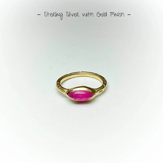 Pink Jade Ring-Rocks and Gems Canada