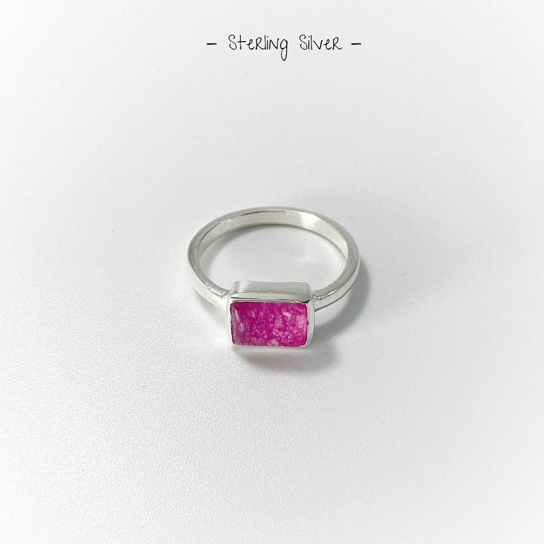 Pink Jade Ring-Rocks and Gems Canada