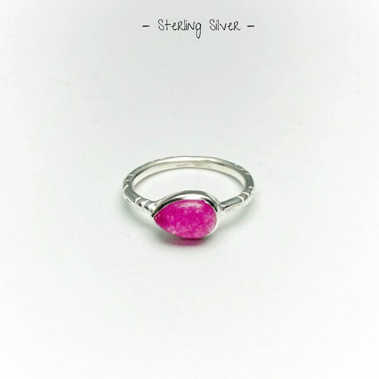 Pink Jade Ring-Rocks and Gems Canada