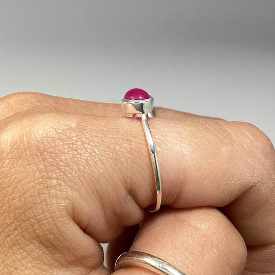 Pink Jade Ring-Rocks and Gems Canada