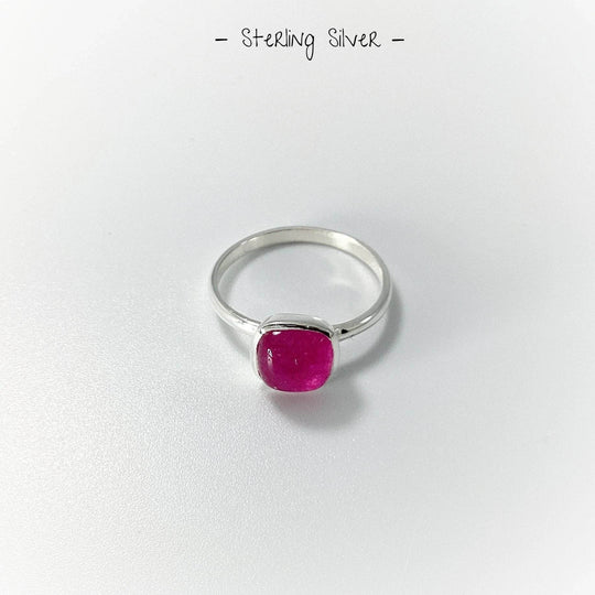 Pink Jade Ring-Rocks and Gems Canada