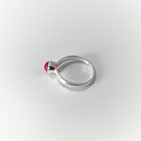 Pink Jade Ring-Rocks and Gems Canada