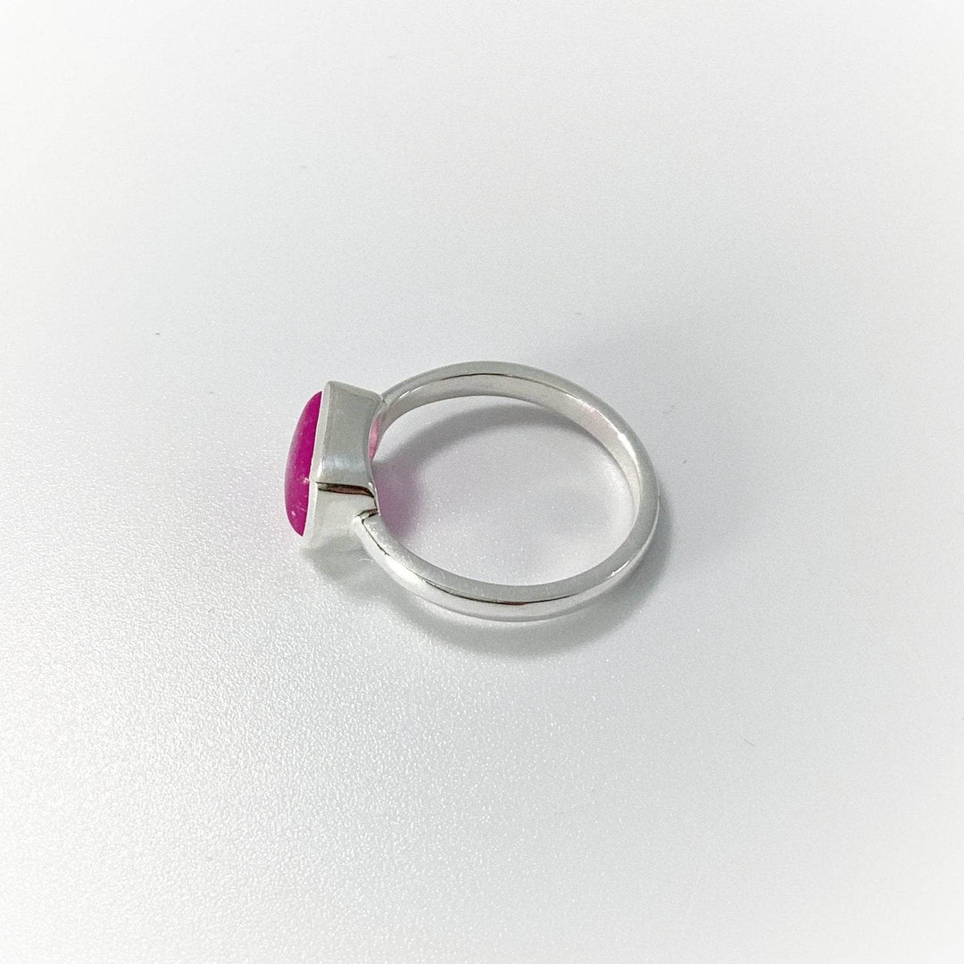 Pink Jade Ring-Rocks and Gems Canada