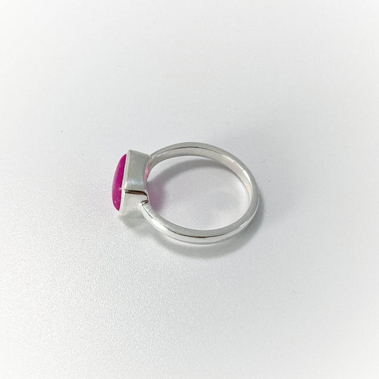 Pink Jade Ring-Rocks and Gems Canada
