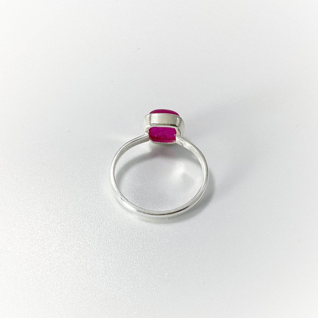 Pink Jade Ring-Rocks and Gems Canada