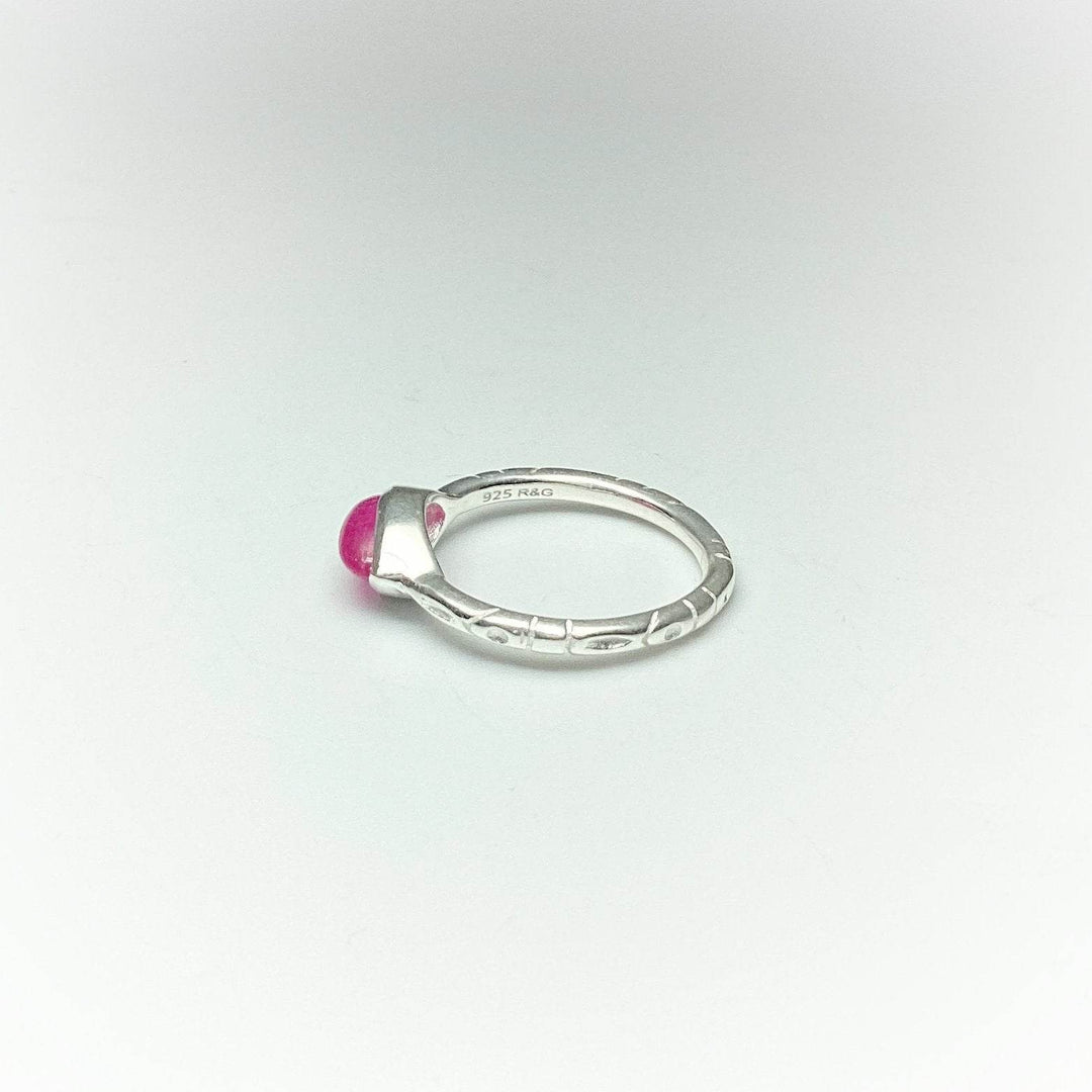 Pink Jade Ring-Rocks and Gems Canada