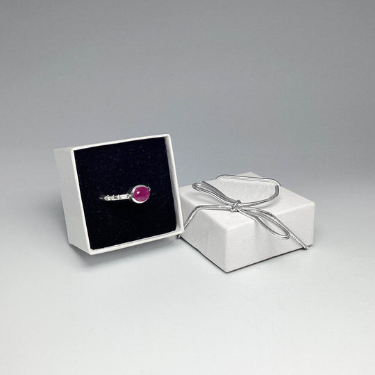 Pink Jade Ring-Rocks and Gems Canada