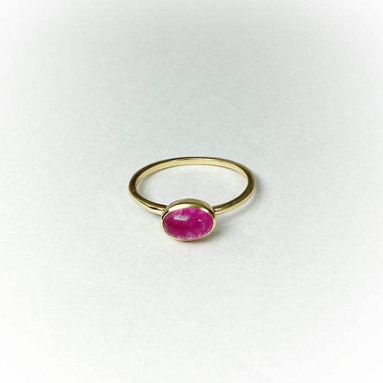 Pink Jade Ring-Rocks and Gems Canada