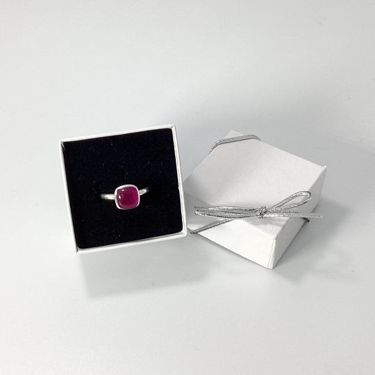 Pink Jade Ring-Rocks and Gems Canada