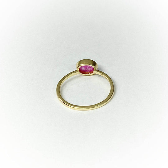 Pink Jade Ring-Rocks and Gems Canada