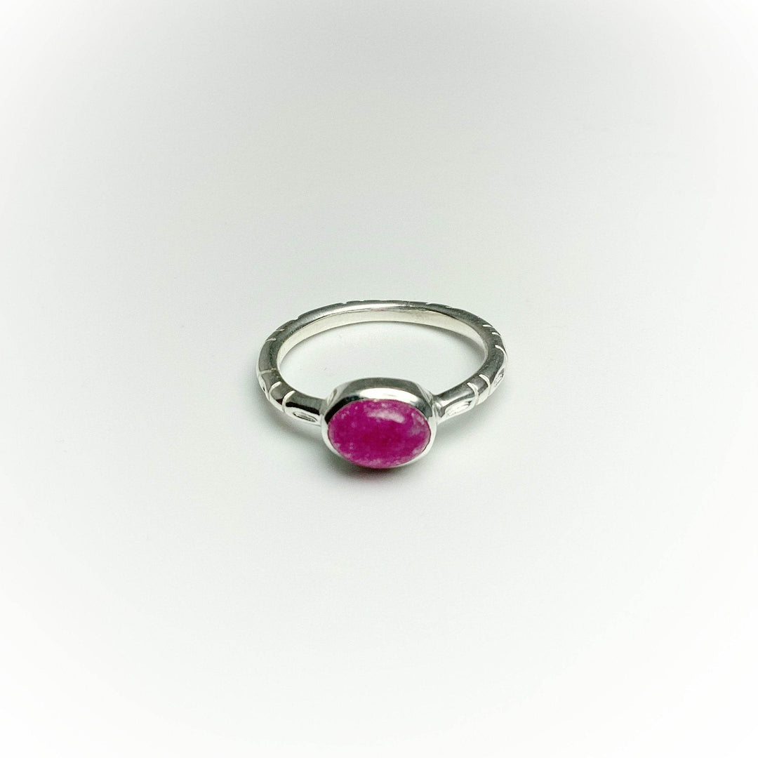 Pink Jade Ring-Rocks and Gems Canada
