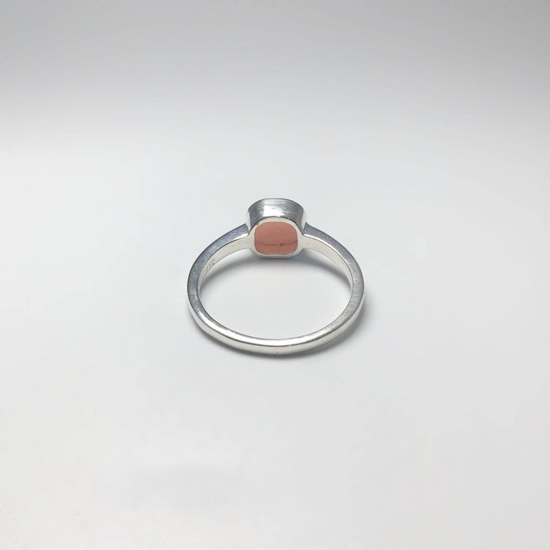 Pink Peruvian Opal Ring-Rocks and Gems Canada