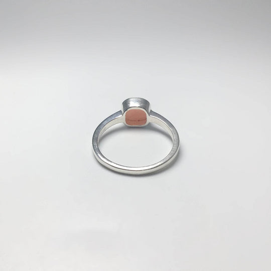 Pink Peruvian Opal Ring-Rocks and Gems Canada
