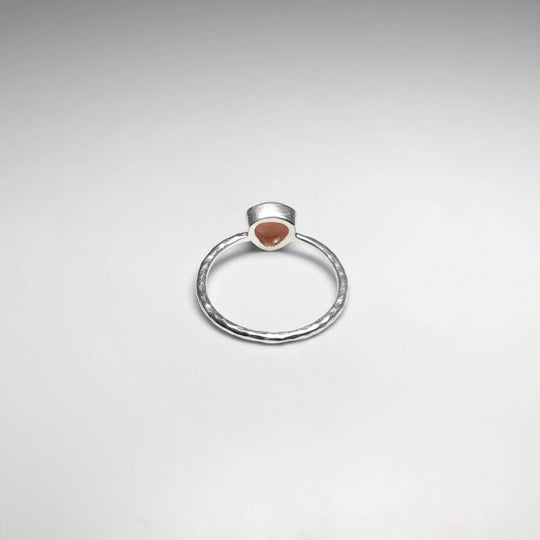 Pink Peruvian Opal Ring-Rocks and Gems Canada