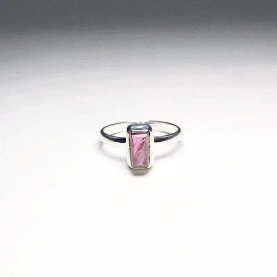 Pink Tourmaline Ring-Rocks and Gems Canada