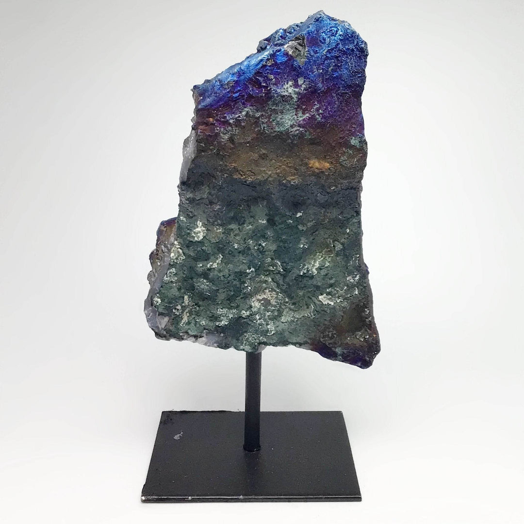 Rainbow Amethyst Druze Cluster On Stand-Rocks and Gems Canada