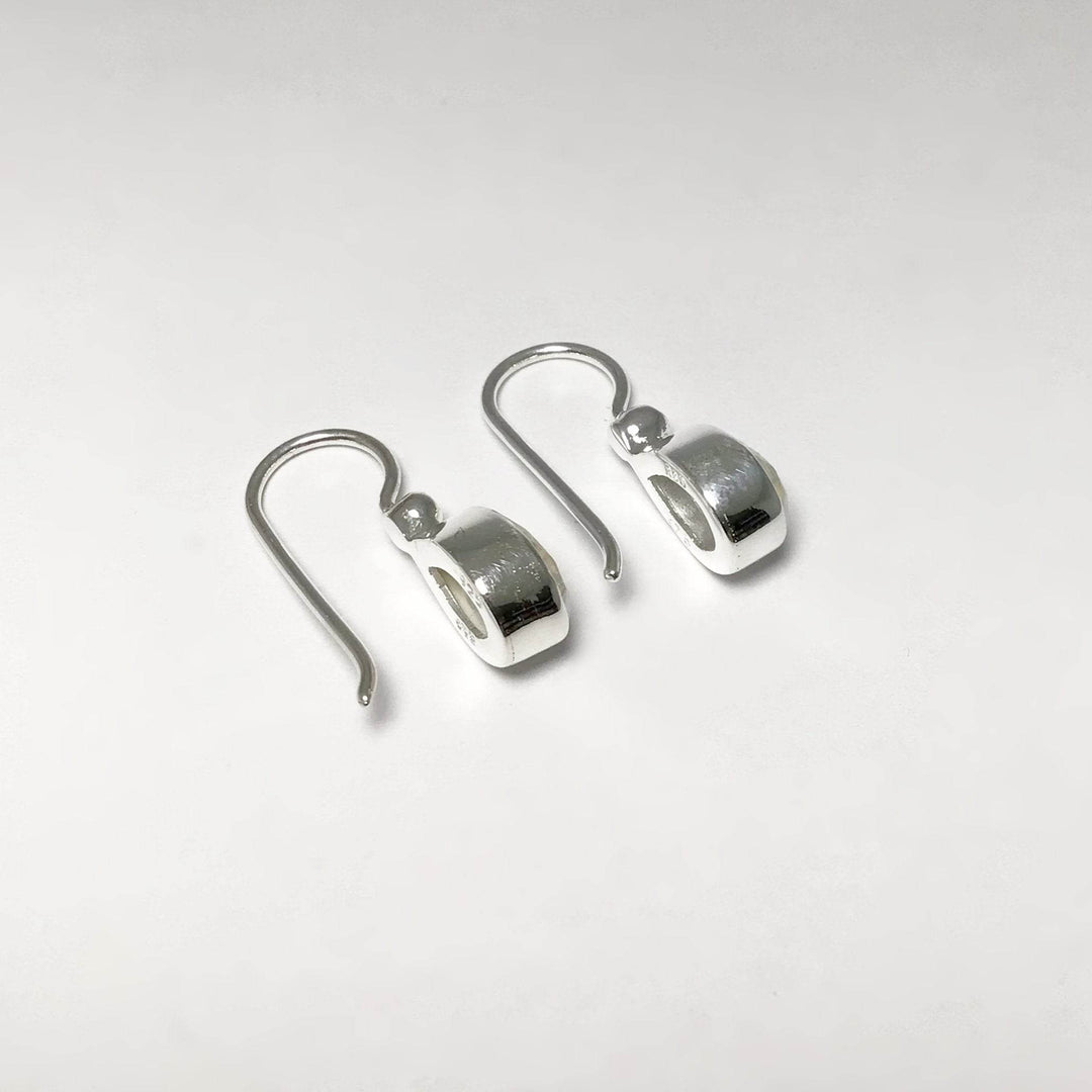 Rainbow Moonstone Dangle Earrings-Rocks and Gems Canada