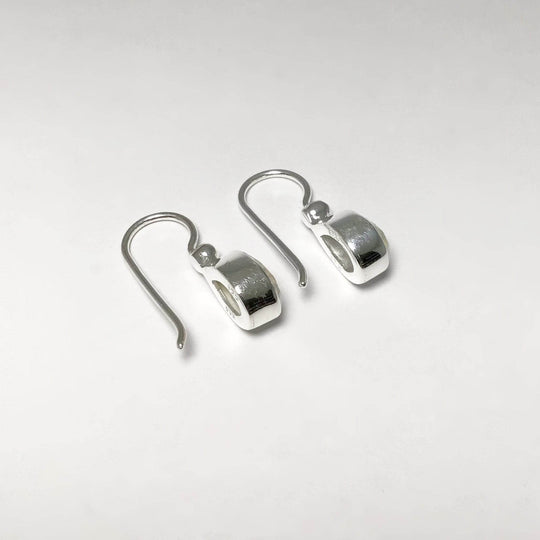 Rainbow Moonstone Dangle Earrings-Rocks and Gems Canada