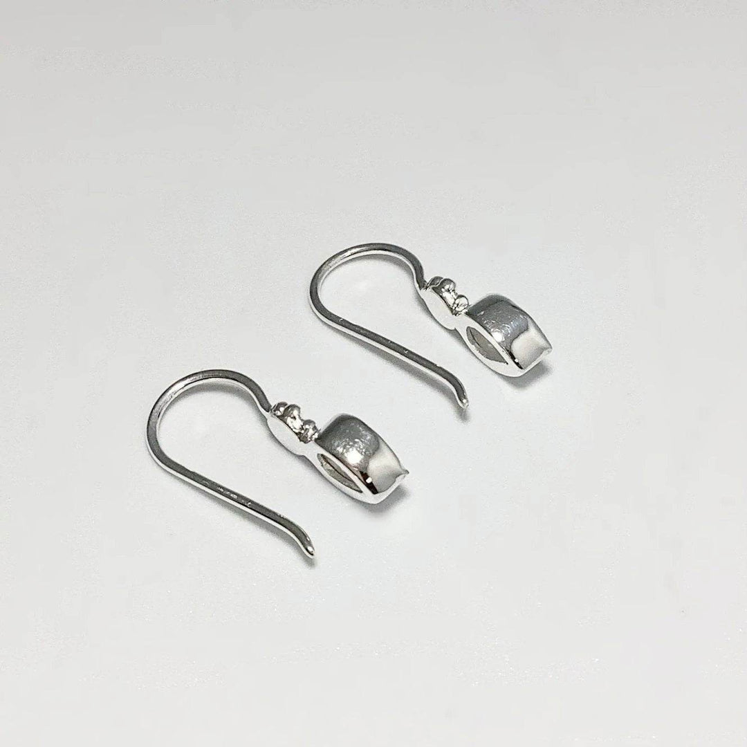 Rainbow Moonstone Dangle Earrings-Rocks and Gems Canada