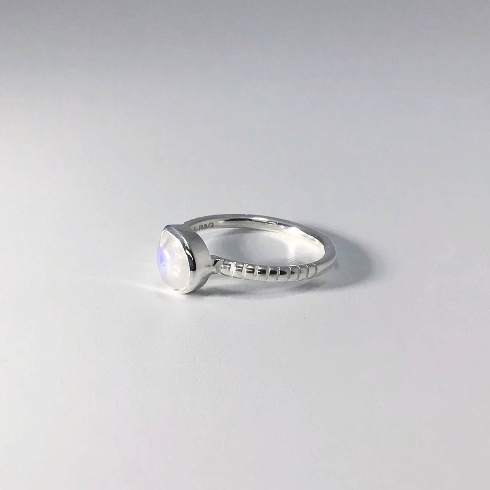 Rainbow Moonstone Ring-Rocks and Gems Canada