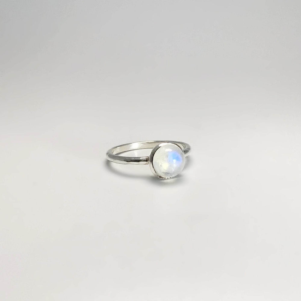 Rainbow Moonstone Ring-Rocks and Gems Canada