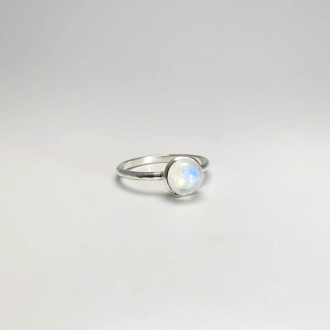 Rainbow Moonstone Ring-Rocks and Gems Canada