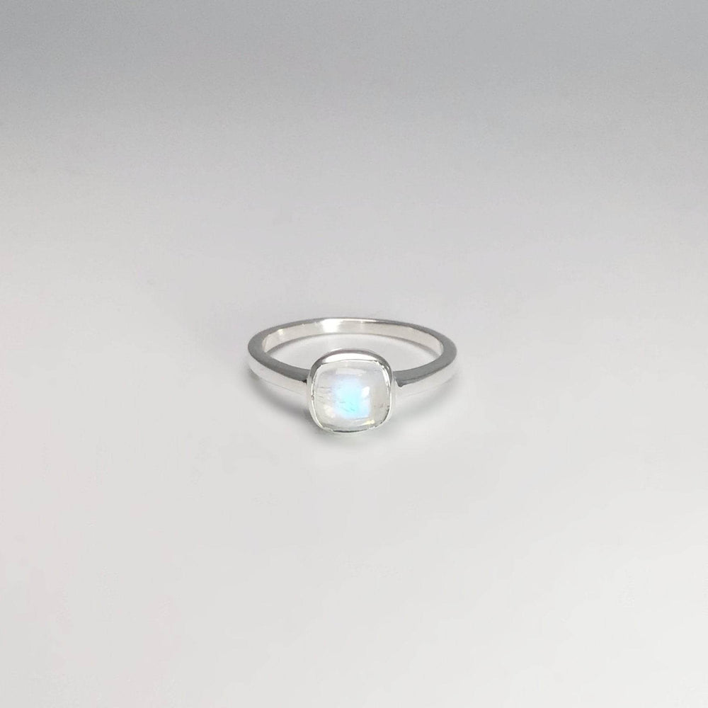 Rainbow Moonstone Ring-Rocks and Gems Canada