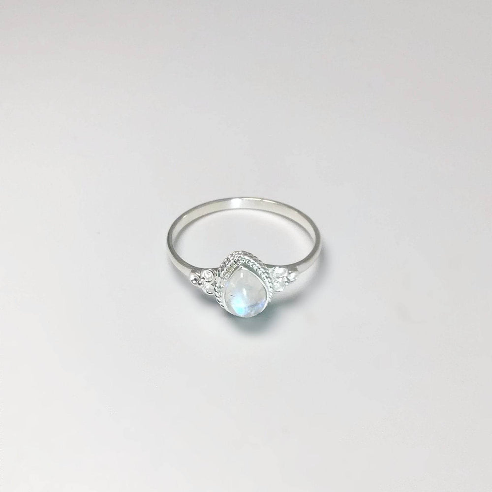 Rainbow Moonstone Ring-Rocks and Gems Canada