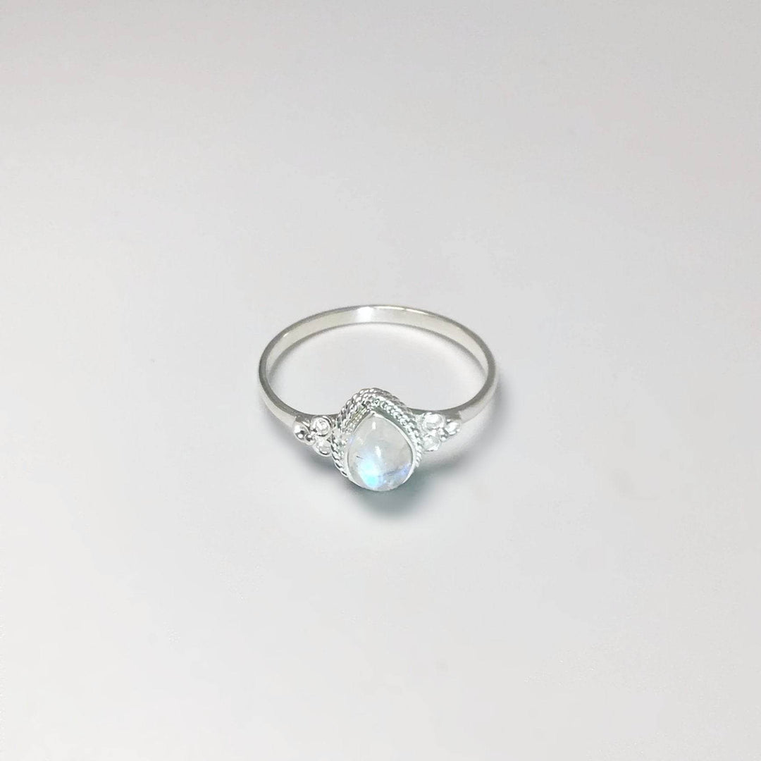 Rainbow Moonstone Ring-Rocks and Gems Canada