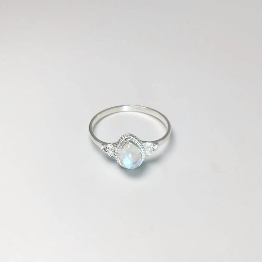 Rainbow Moonstone Ring-Rocks and Gems Canada