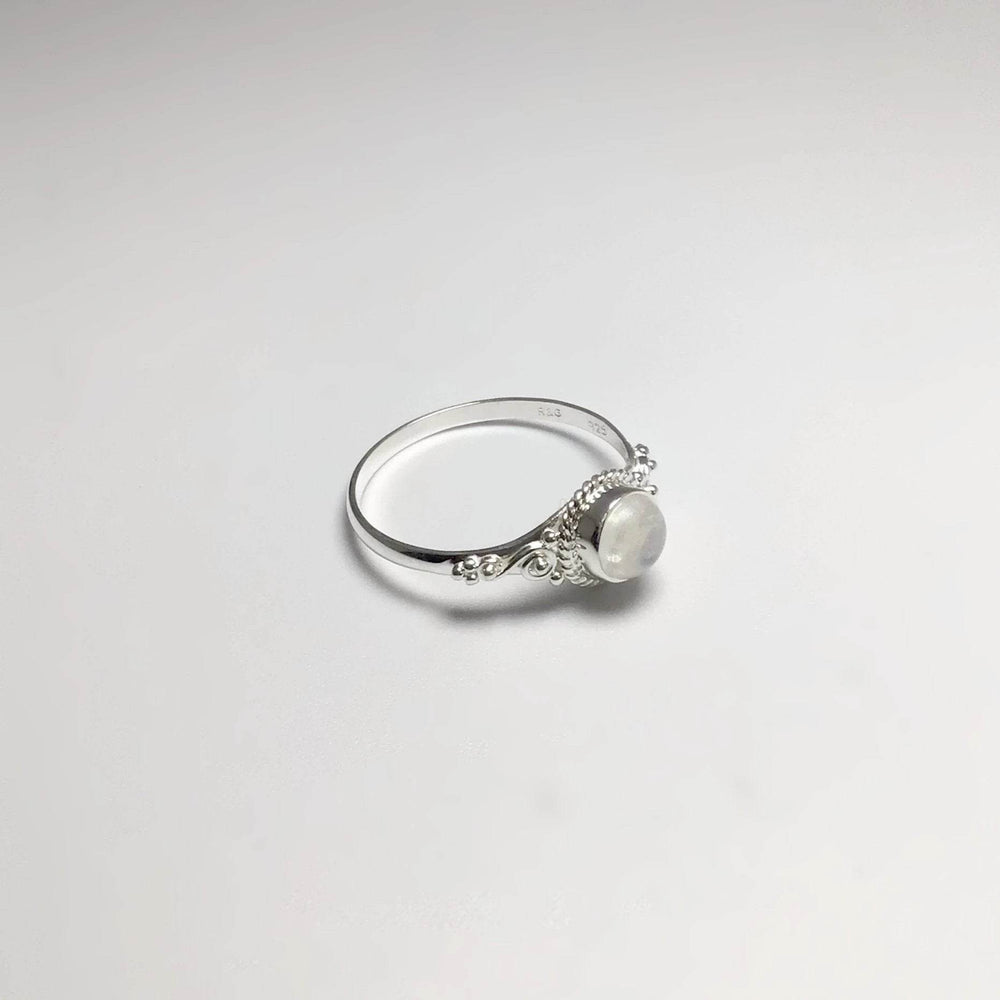 Rainbow Moonstone Ring-Rocks and Gems Canada
