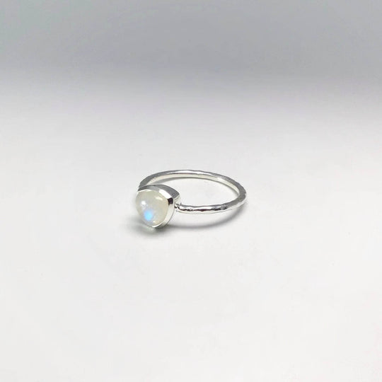 Rainbow Moonstone Ring-Rocks and Gems Canada
