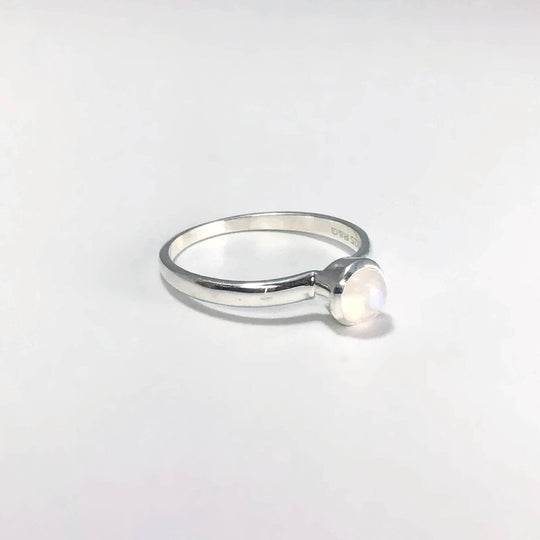 Rainbow Moonstone Ring-Rocks and Gems Canada