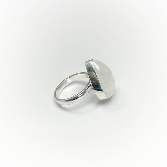 Rainbow Moonstone Ring-Rocks and Gems Canada