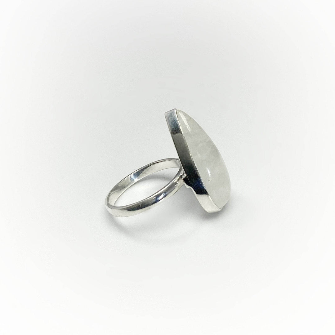 Rainbow Moonstone Ring-Rocks and Gems Canada